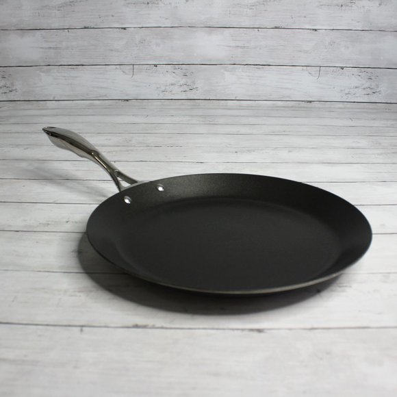 Tupperware Chef Series Non Stick 12" Grill Pan Stainless Steel Griddle - Picture 2 of 6